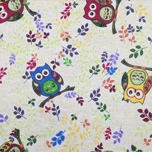 Sheicon Floral Printed Cotton Fabric by The Yard DIY Material Deco...