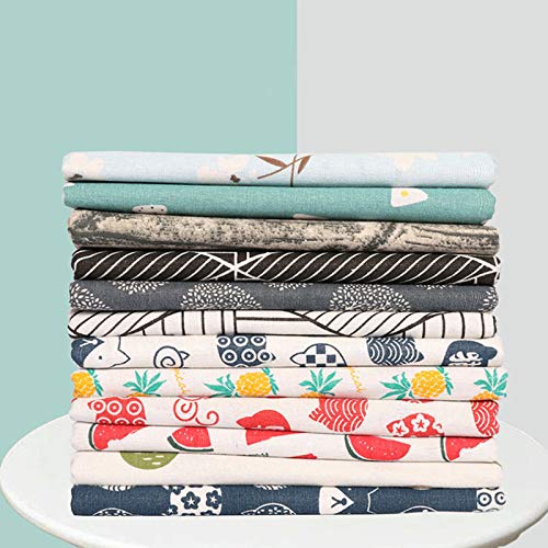 Sheicon Printed Floral Cotton Fabric by The Yard Linen Decorative ...