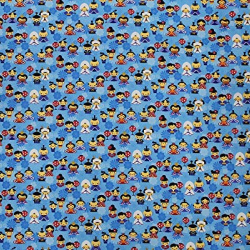 Asian Novelty - Hinamatsuri Kokeshi - MY-16-174 - Blue - by The Ha...