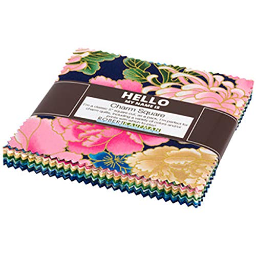 Japanese Asian Quilting Fabric - Imperial 16 - Charm Pack - 42-5 ...