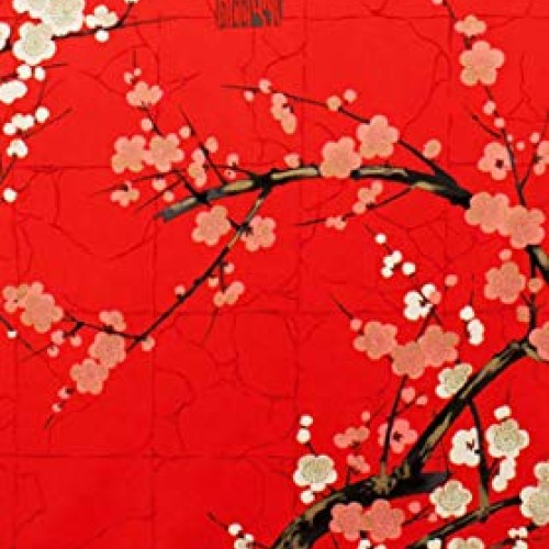 Japanese, Asian, Quilting, Sewing Fabric - Alexander Henry - Cherr...