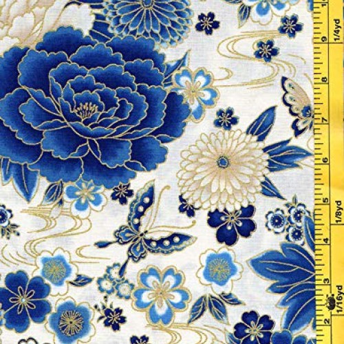 Japanese, Asian, Quilting, Sewing Fabric - Oriental Traditions - -...