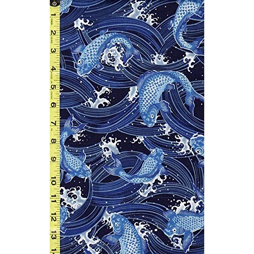 Japanese, Asian, Quilting, Sewing Fabric - Sevenberry Imperial Pal...