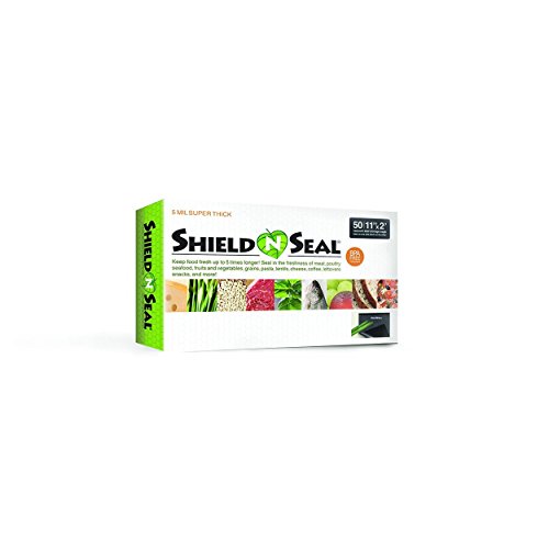 ShieldNSeal Vacuum Seal Bags Black and Clear, 11 x 24