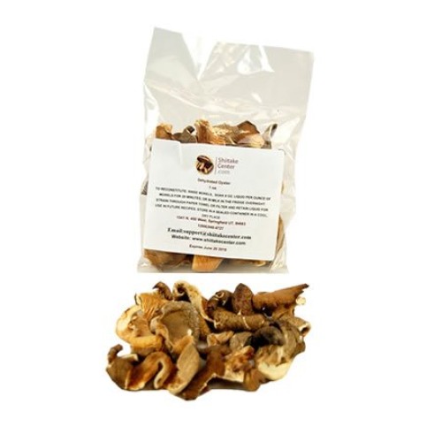 Dried Oyster Mushrooms - 1 Oz. Bag - Dehydrated Edible Gourmet Ple...