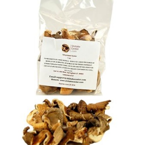 Dried Oyster Mushrooms - 1 Oz. Bag - Dehydrated Edible Gourmet Ple...