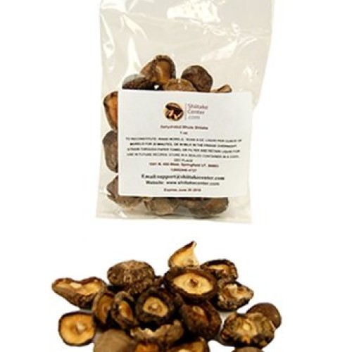 Dried Whole Shiitake Mushrooms - 1 Oz. Bag - Dehydrated Edible Gou...