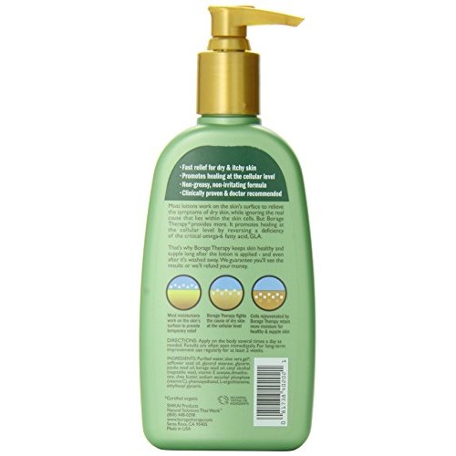 ShiKai - Borage Therapy Plant-Based Dry Skin Lotion, Soothing & Mo...