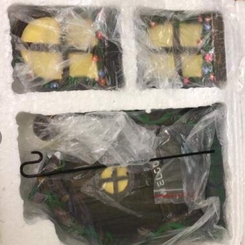 Fairy Door and Windows for Trees Glow in The Dark Ornaments Kits -...