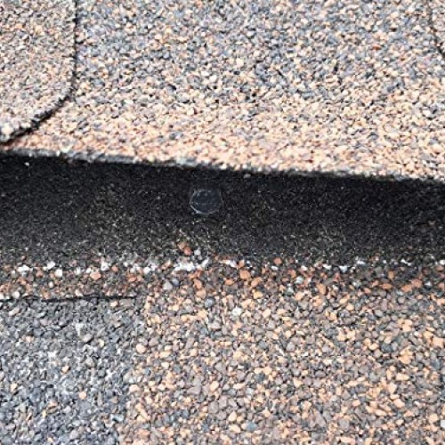 ShingleShock Roof Shingle Installer Roofing Tool, Steel Black, Rub...