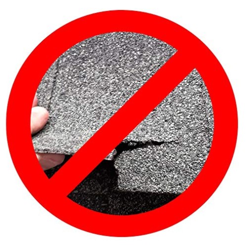 ShingleShock Roof Shingle Installer Roofing Tool, Steel Black, Rub...