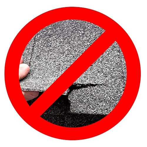 ShingleShock Roof Shingle Installer Roofing Tool, Steel Black, Rub...