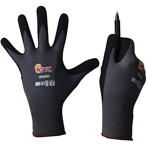 GYC Gloves, Sanitized, DIY Gardening, Food Contact ECO Micro Finis...