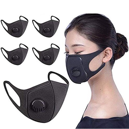 5 Pack Face Protective with Breathing – Washable, Reusable – Prote...