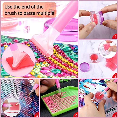 Diamond Painting Accessories，100PCS Diamond Painting Glue Clay,10...