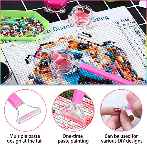 Diamond Painting Accessories，100PCS Diamond Painting Glue Clay,10...