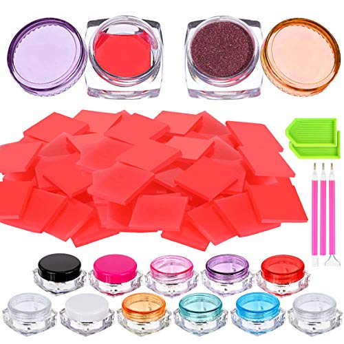 Diamond Painting Accessories，100PCS Diamond Painting Glue Clay,10...