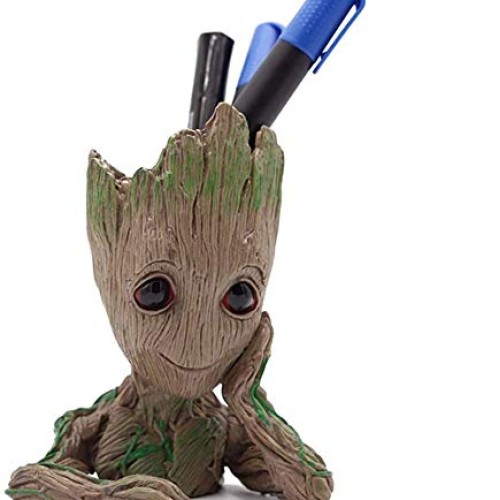 SoB Baby Groot Pen Holder, Flowerpot Perfect for Tiny Succulent Pl...
