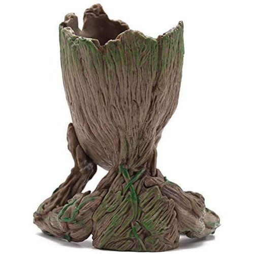 SoB Baby Groot Pen Holder, Flowerpot Perfect for Tiny Succulent Pl...