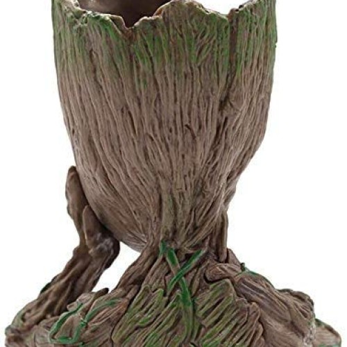 SoB Baby Groot Pen Holder, Flowerpot Perfect for Tiny Succulent Pl...