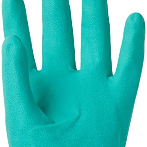SHOWA 727-09 Nitrile Unlined Chemical Resistant Glove, Large Pack...