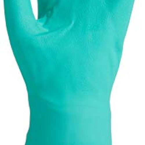 SHOWA 727-09 Nitrile Unlined Chemical Resistant Glove, Large Pack...