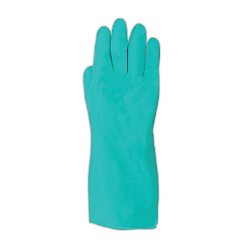 SHOWA 845-730-08 Nitrile Cotton Flock-lined Chemical Resistant Glo...