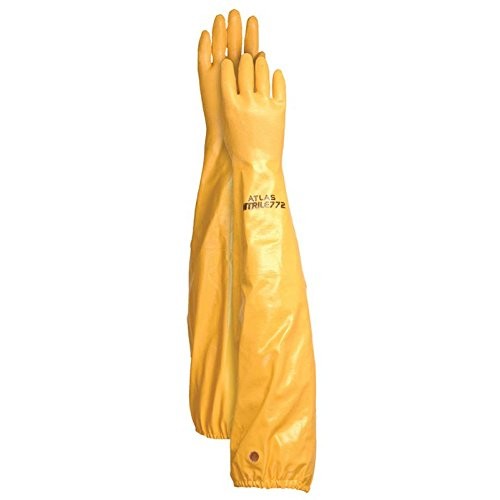 Showa Atlas WG772XL 26-Inch Long Sleeve Nitrile Coated Cotton Line...