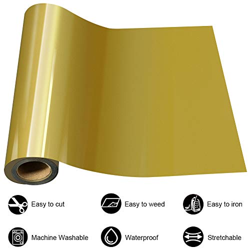 Heat Transfer Vinyl Roll 12x12ft,SHOYISI HTV Iron on Vinyl for DI...