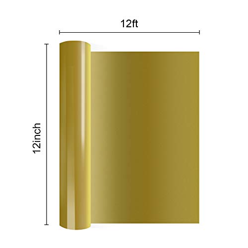 Heat Transfer Vinyl Roll 12x12ft,SHOYISI HTV Iron on Vinyl for DI...