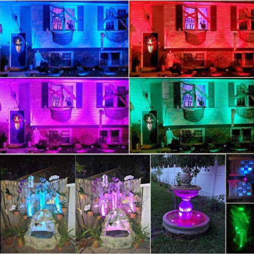 Underwater Landscape Spotlight, Waterproof Pond Lights IP68 Submer...