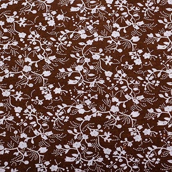 Coffee Series Floral Cotton Fabric Quilting Patchwork Fabric Fat Q...