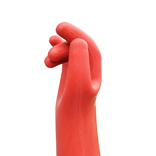 Electrical Insulated Lineman Rubber Gloves Electrician High Voltag...