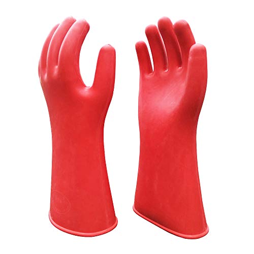 Electrical Insulated Lineman Rubber Gloves Electrician High Voltag...