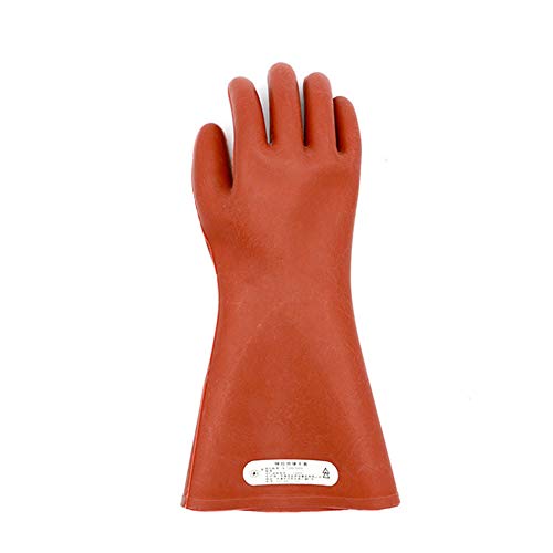 Electrical Insulated Rubber Gloves Electrician 12KV High Voltage S...