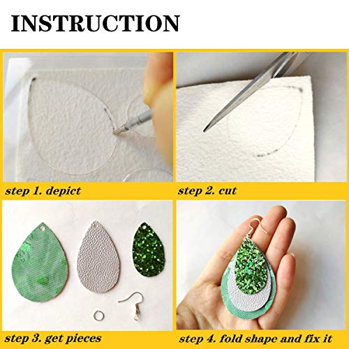 SHUANGART Reusable Earrings Making Template,Can Make Plenty Model ...