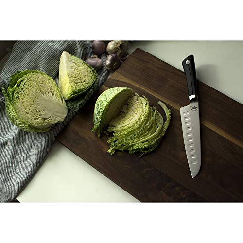 Shun Sora 7-Inch Hollow-Ground Santoku; Asian-Style Multi-Purpose ...