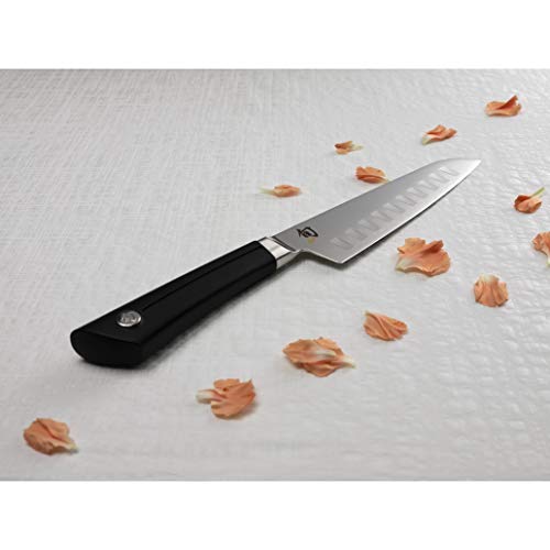 Shun Sora 7-Inch Hollow-Ground Santoku; Asian-Style Multi-Purpose ...