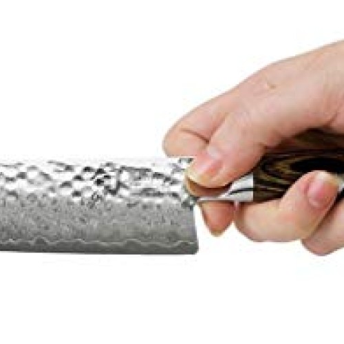 Shun TDM0727 Premier Santoku Knife, 5-1/2-Inch