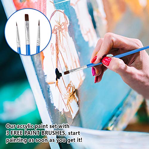 Acrylic Paint Set, Shuttle Art 15 x 12ml Tubes Artist Quality Non ...