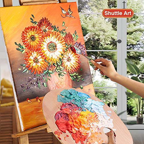 Acrylic Paint Set, Shuttle Art 30 Colors Acrylic Paint in Tubes 3...