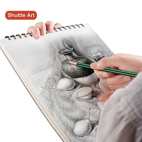Artists Sketch Books, 9 x 12 Shuttle Art 160 Sheets of Sketch Pape...