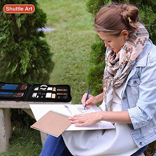Drawing Pencils Set,52 Pack Professional Sketch Pencil Set in Zipp...