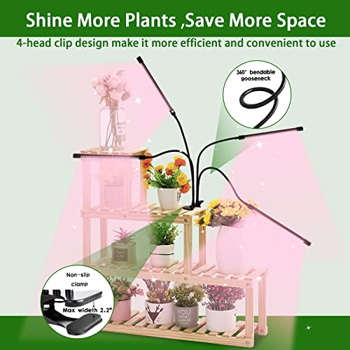 Shyineyou Grow Lights for Indoor Plants Full Spectrum,80 LEDs Plan...