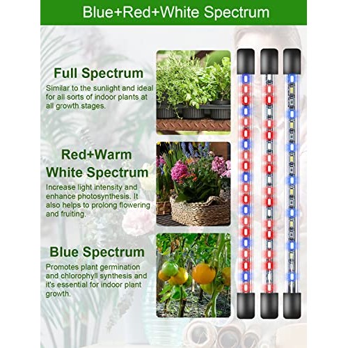 Shyineyou Grows Lights for Indoor Plants Full Spectrum, Plant Ligh...