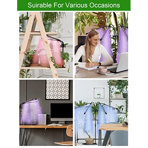 Shyineyou Grows Lights for Indoor Plants Full Spectrum, Plant Ligh...