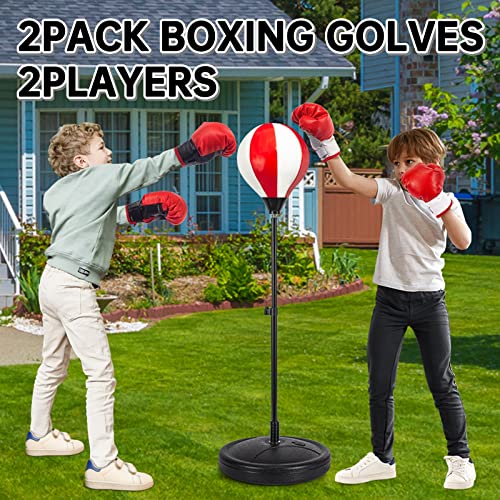 ShyLizard Punching Bag for Kids Included 2 Pack Boxing Gloves, Box...