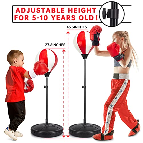 ShyLizard Punching Bag for Kids Included 2 Pack Boxing Gloves, Box...