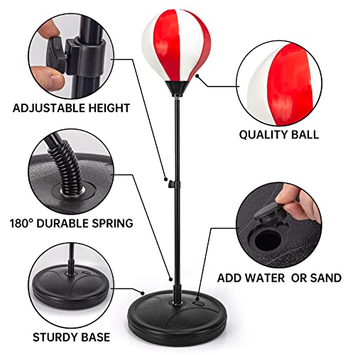 ShyLizard Punching Bag for Kids Included 2 Pack Boxing Gloves, Box...