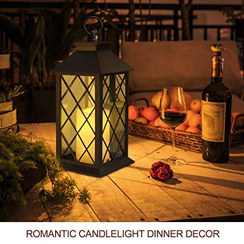 Solar Lantern, Outdoor Garden Hanging Lanterns,Set of 2,Waterproof...